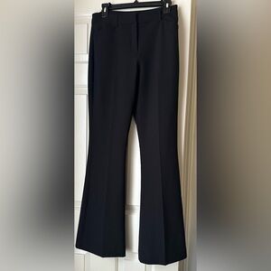 Black Express Dress Pants, Editor Flare Mid Rise